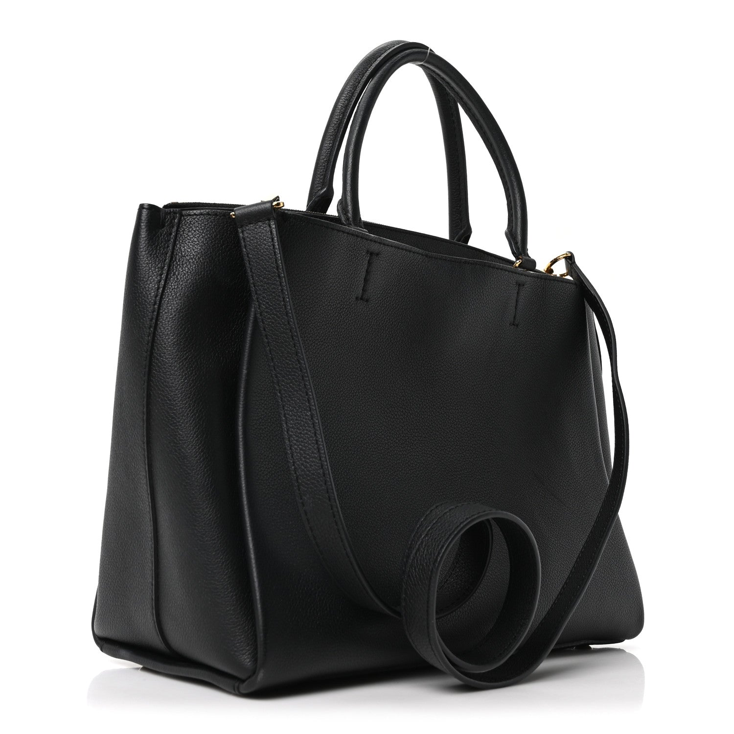 Louis Vuitton Calfskin Lockmeto Black 3 of 9