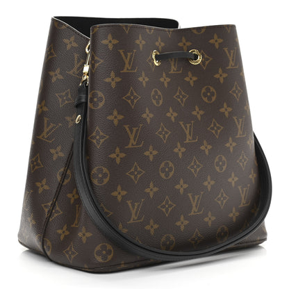 Louis Vuitton Monogram Neonoe MM Black 3 of 10