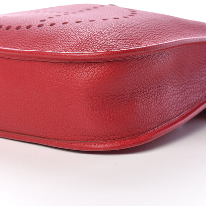 Hermes Taurillon Clemence Evelyne GM Rouge Vif 9 of 10