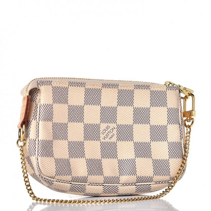 Louis Vuitton Damier Azur Mini Pochette Accessories 3 of 8