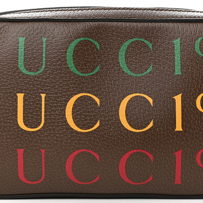 Gucci Textured Dollar Calfskin Gucci 100 Aria Belt Bag 90 36 New Acero Multicolor 8 of 10