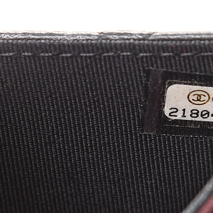 Chanel Lambskin Quilted Flap Card Holder Black 7 of 9