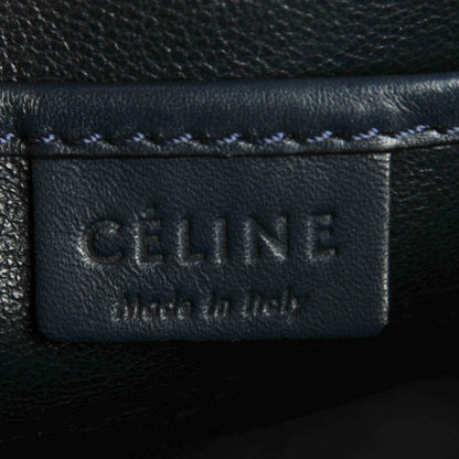 Celine Nubuck Smooth Calfskin Nano Tri-Color Luggage Green 7 of 10