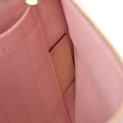 Louis Vuitton Damier Azur Neverfull MM GM Pochette Rose Ballerine 7 of 10