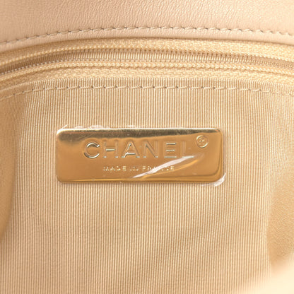 Chanel Lambskin Quilted Medium Chanel 19 Flap Beige 6 of 9