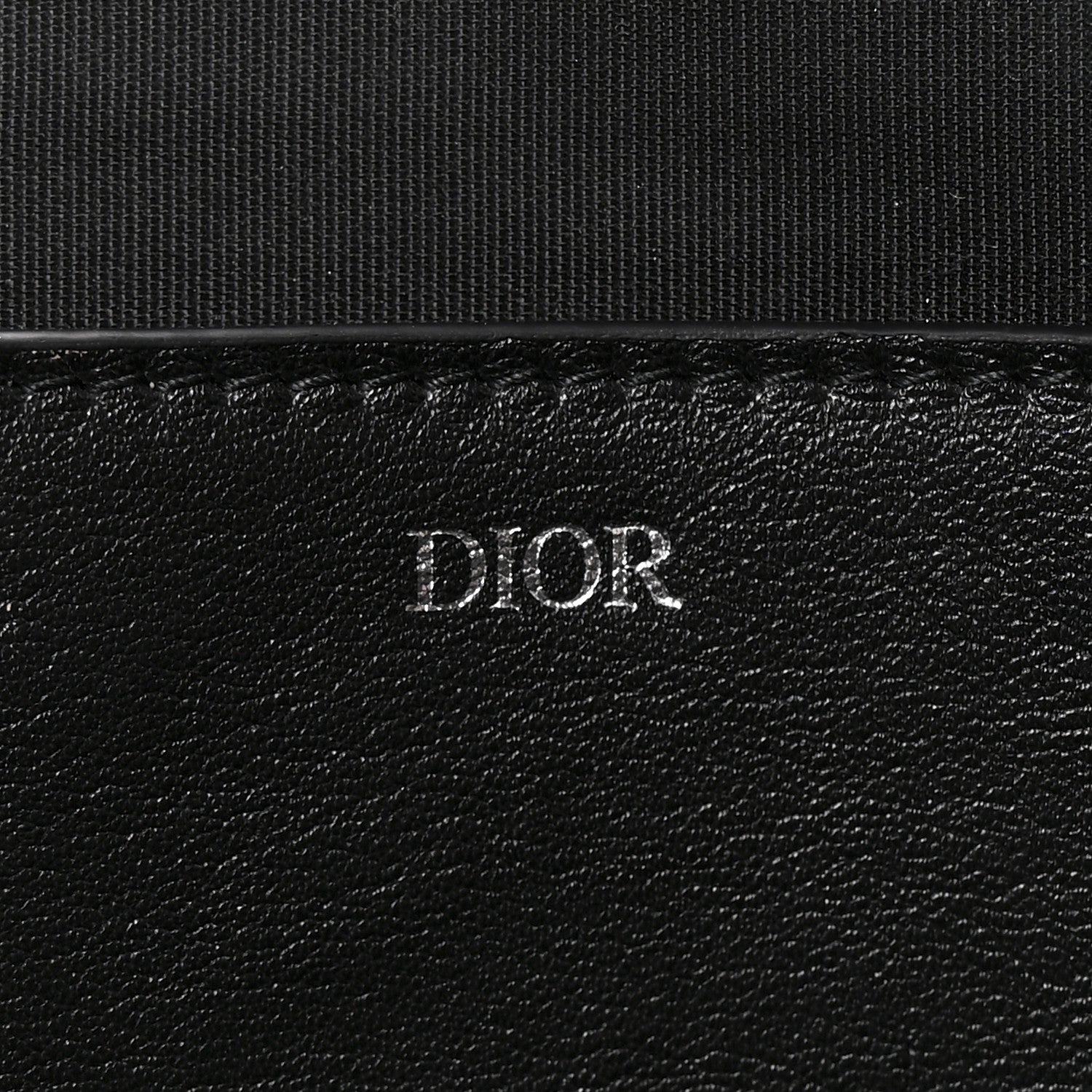 Christian Dior Oblique A4 Flat Pouch Clutch Blue 6 of 10