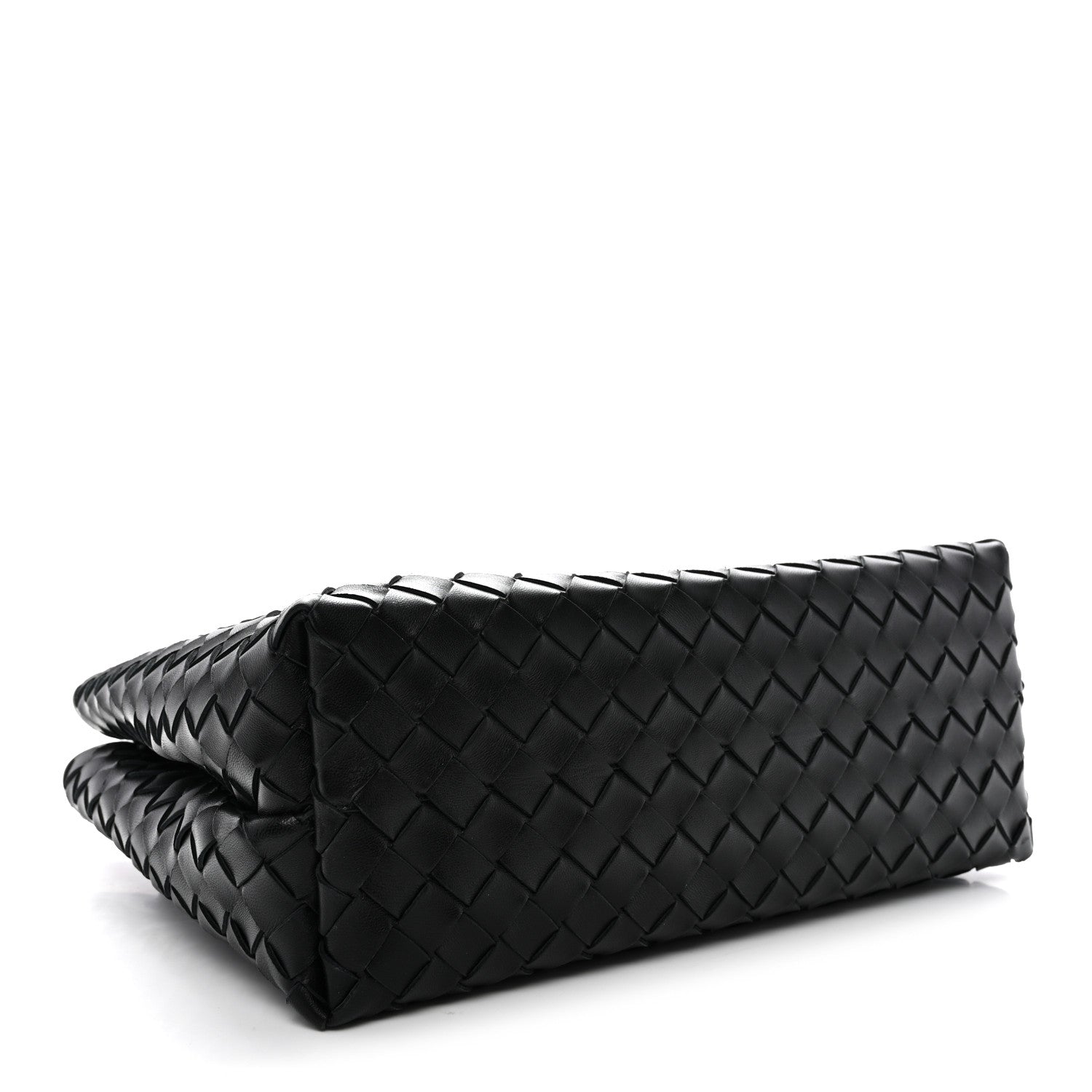 Bottega Veneta Nappa Intrecciato Medium Andiamo Shoulder Bag Black 4 of 9