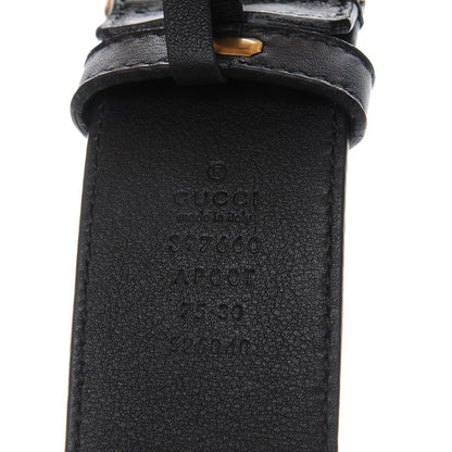 Gucci Moon Calfskin Double G 40mm Belt 75 30 Black 4 of 6