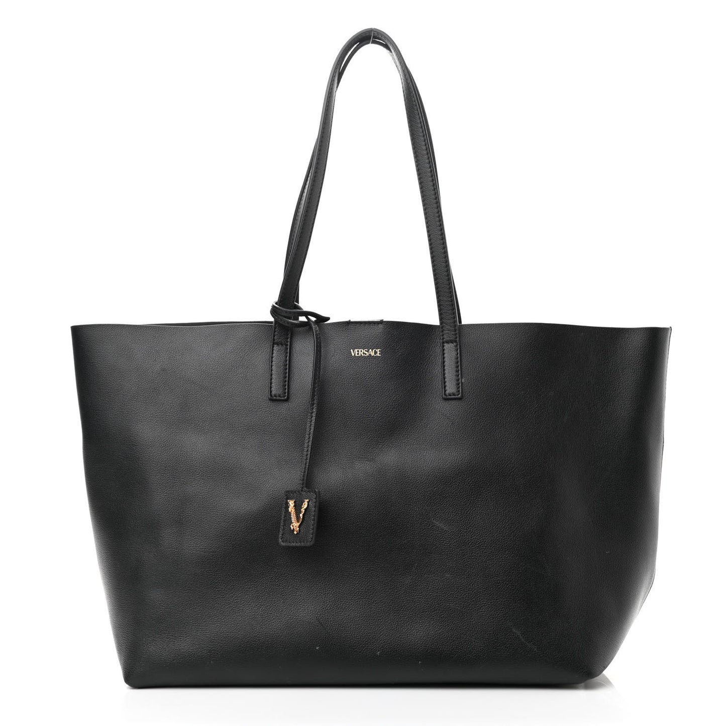 Calfskin Virtus Tote Black