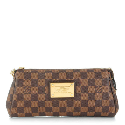 Louis Vuitton Damier Ebene Eva Clutch 1 of 8