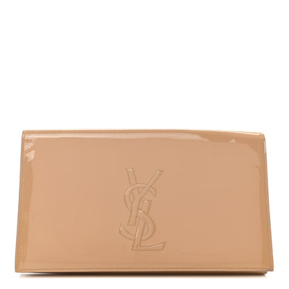 Saint Laurent Patent Calfskin Monogram Large Belle De Jour Clutch Chair 1 of 7