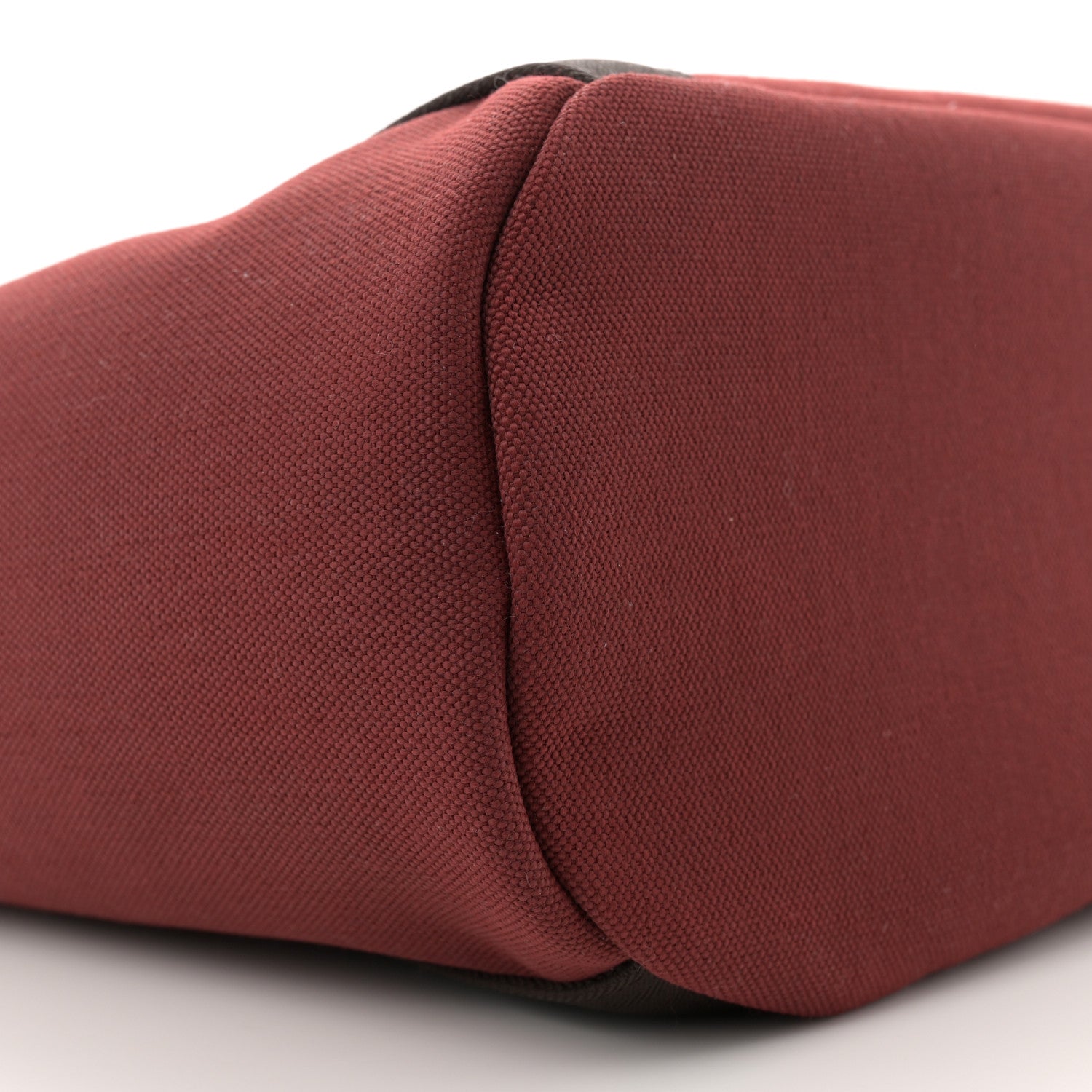 Hermes Canvas The Grooming Bag Rouge H Chocolat 10 of 12