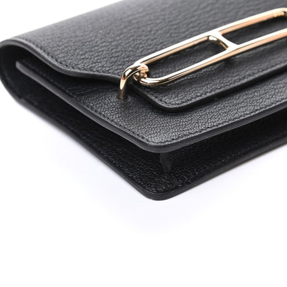Hermes Chevre Mysore Roulis Slim Wallet Black 8 of 10