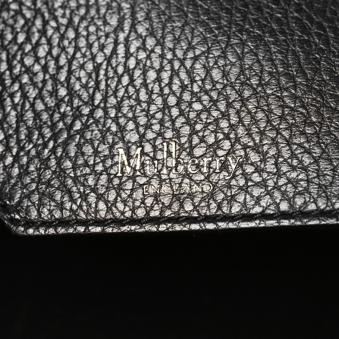 Small Classic Grain Bayswater Tote Black
