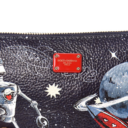 Dolce & Gabbana Grained Calfskin Space Robot Pochette Multicolor 9 of 9