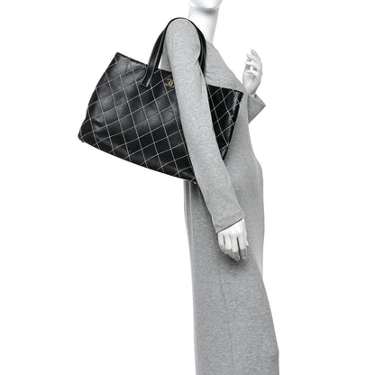 Chanel Calfskin Wild Stitch Large Tote Black 2 of 10