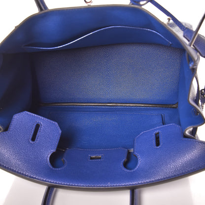 Hermes Taurillon Novillo Birkin 30 Bleu Saphir 5 of 10