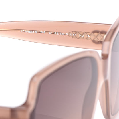 Chanel CC Squared Quilted Sunglasses 5385 Light Pink 6 of 7