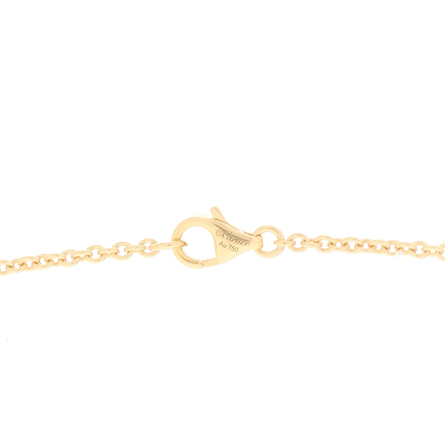 18K Yellow Gold Interlocking LOVE Necklace