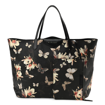 Givenchy Textured Coated Canvas Magnolia and Moth Print Large Antigona Tote 1 of 13
