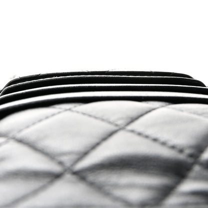 Chanel Lambskin Quilted Classic Flat Wallet Pouch Black 8 of 8