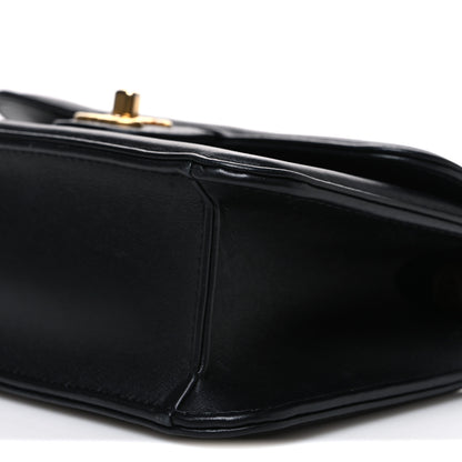 Chanel Lambskin Calfskin Mini Chocolate Bar Flap Bag Black 10 of 10
