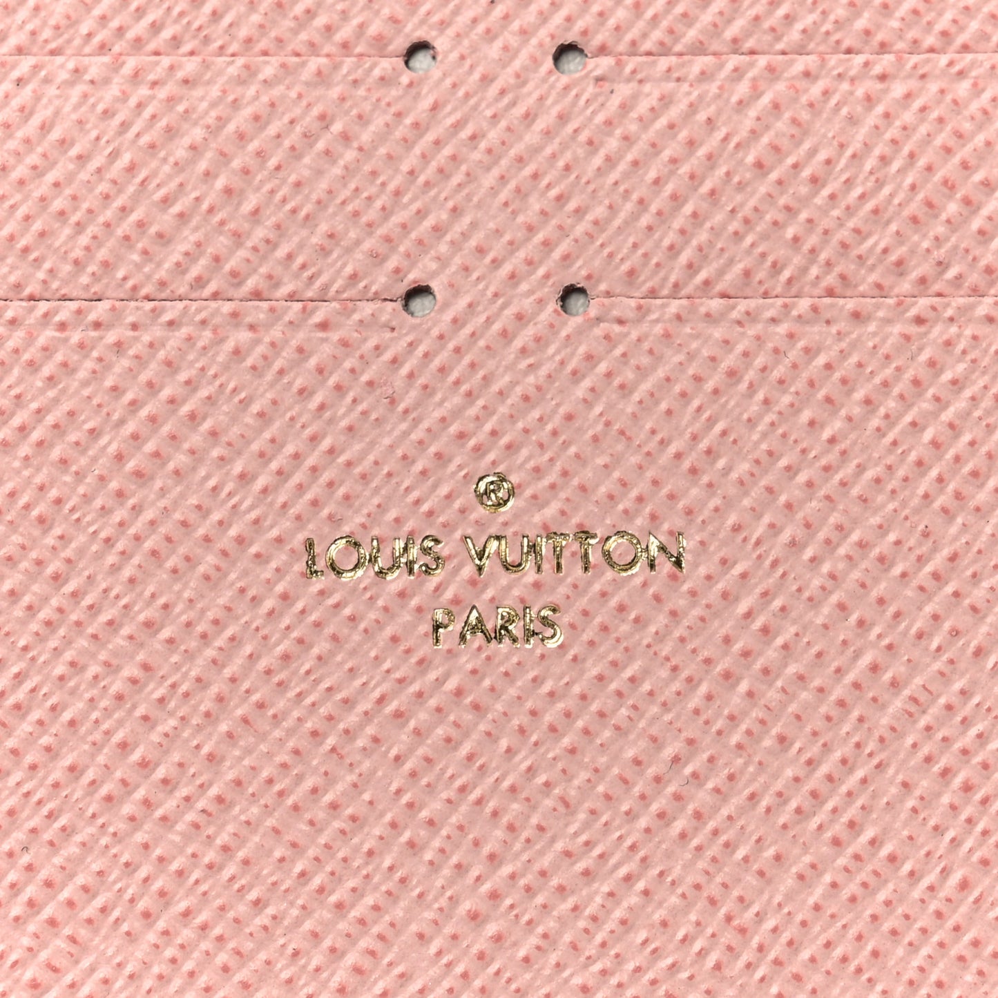 Calfskin Felicie Card Holder Insert Rose Ballerine