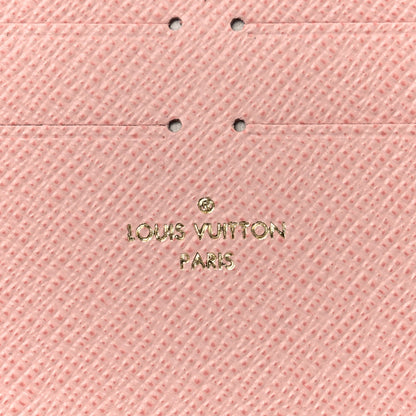 Louis Vuitton Calfskin Felicie Card Holder Insert Rose Ballerine 6 of 6