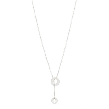 Tiffany Sterling Silver Elsa Peretti Sevillana Lariat Necklace 1 of 4