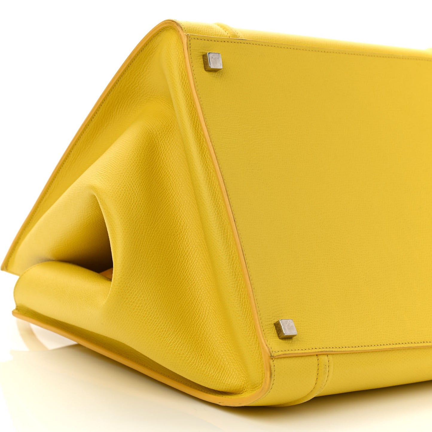 Grained Calfskin Medium Phantom Luggage Yellow