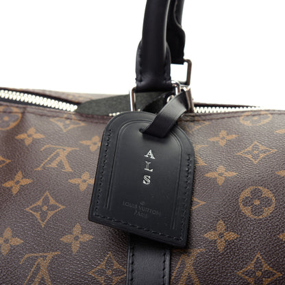 Louis Vuitton Monogram Macassar Keepall Bandouliere 45 9 of 9