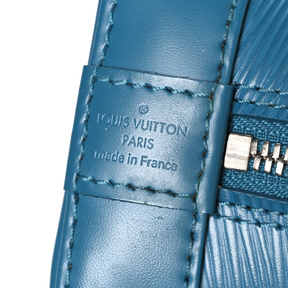Louis Vuitton Epi Alma BB Cyan 5 of 9