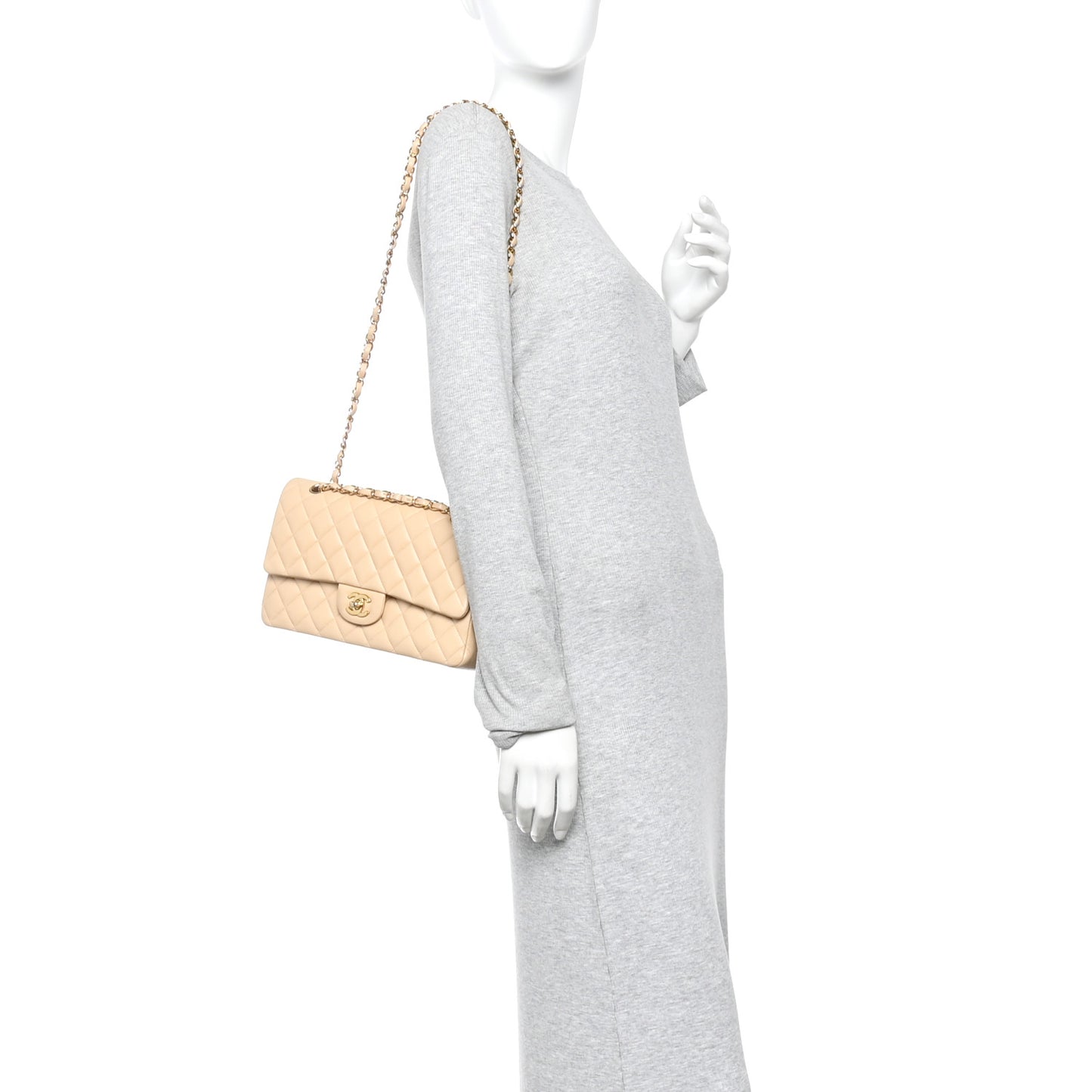 Agneau Giant 12 Gold Hardware City Beige Sable