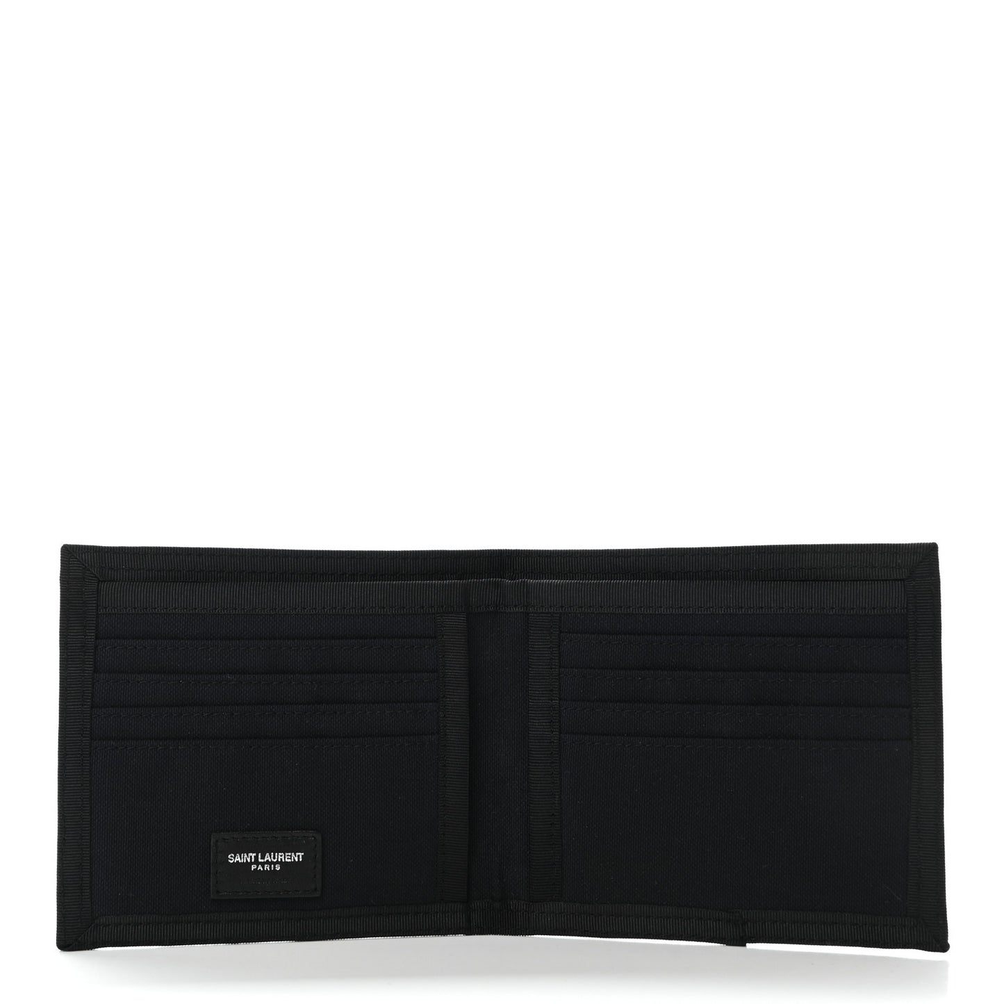 Nylon Camouflage Buffalo Compact Wallet Kaki Black