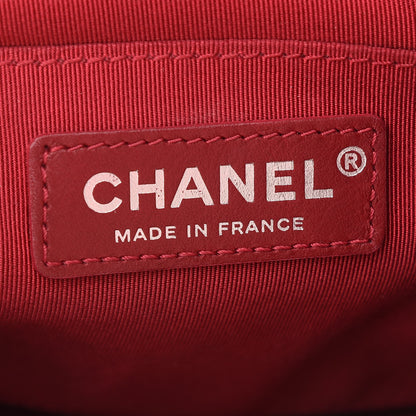 Chanel Aged Calfskin Quilted Small Gabrielle Bucket White Black 7 of 10