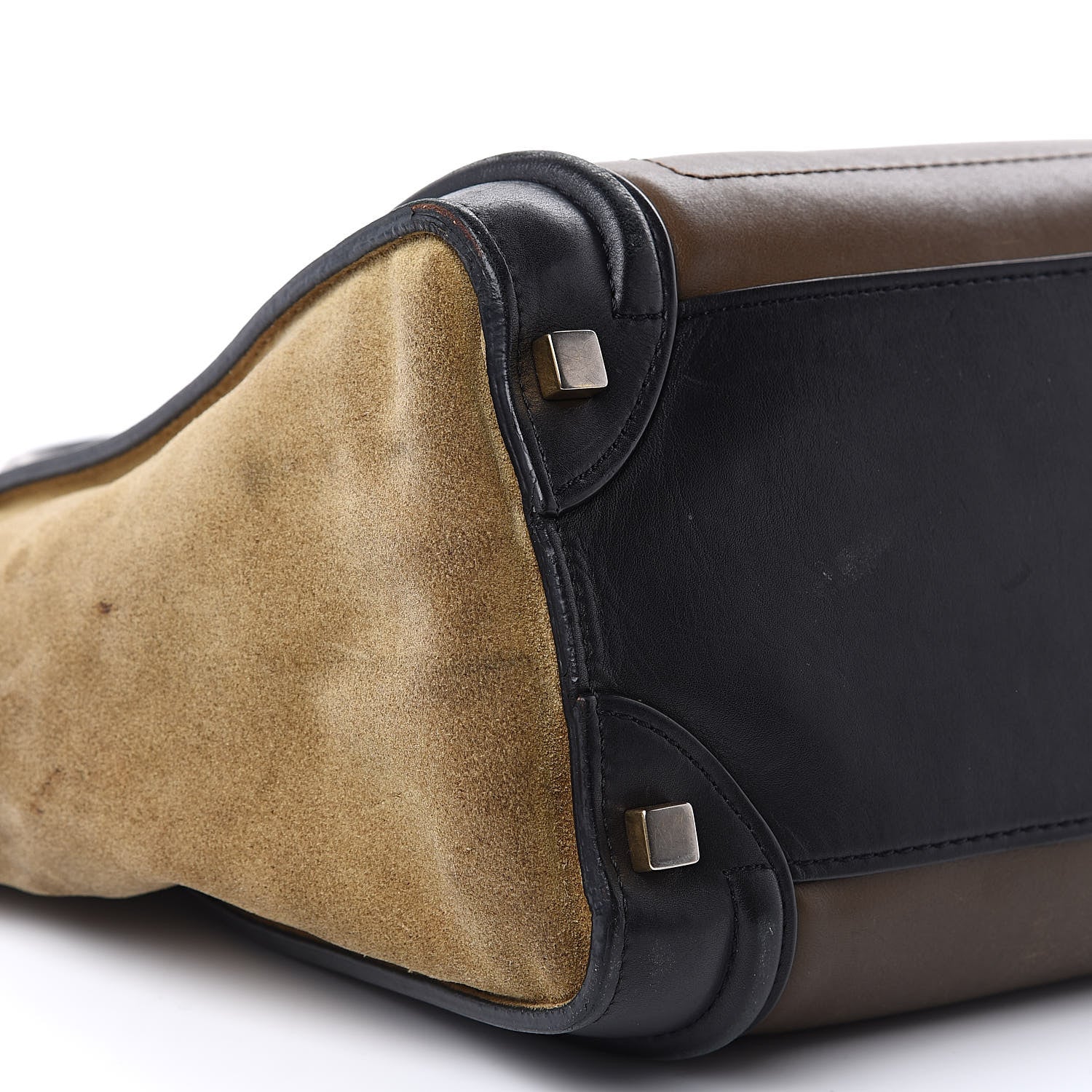 Celine Smooth Calfskin Suede Micro Tri-Color Luggage 9 of 25