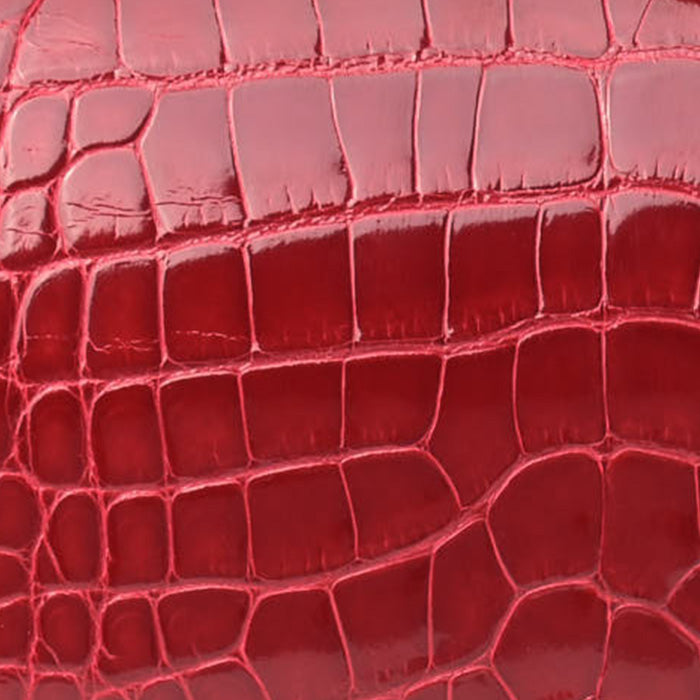 swatch of hermes braise in shiny alligator FASHIONPHILE