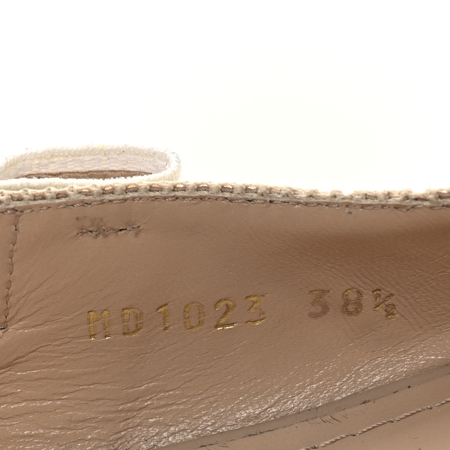 Christian Dior Technical Canvas Ribbon J'Adior Slingback Ballet Flats 38.5 Powder Nude 10 of 12