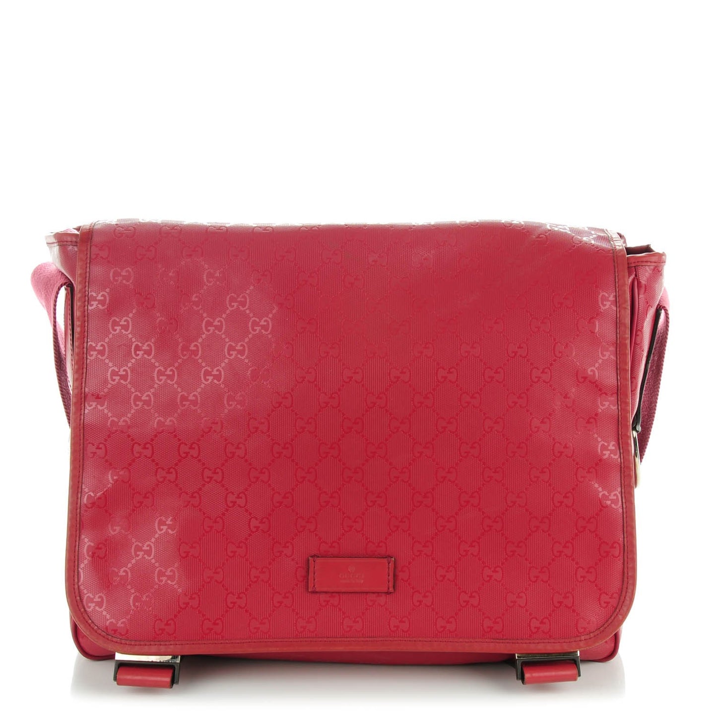 Imprime Monogram Mamas Diaper Bag Red