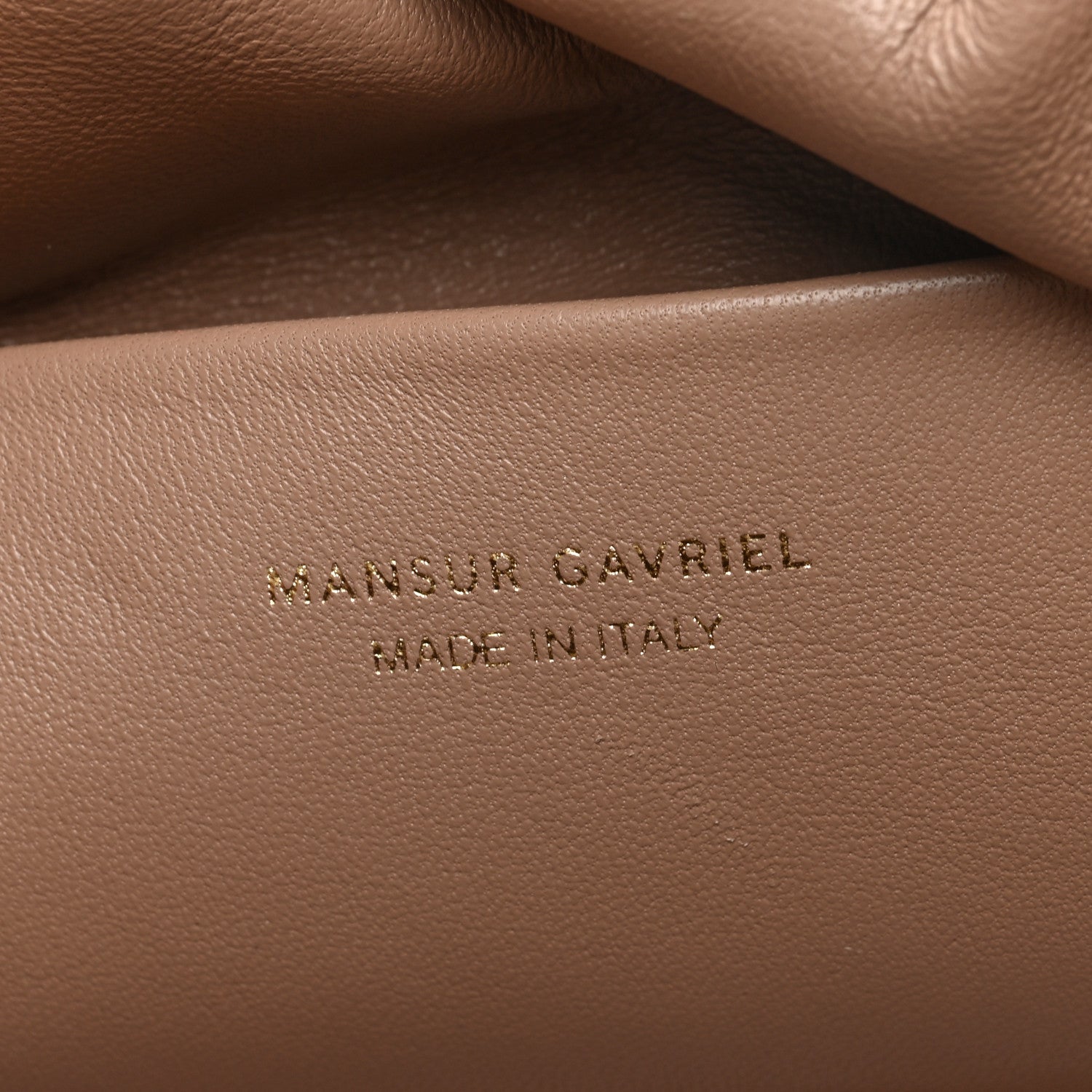Mansur Gavriel Lambskin Cloud Clutch Biscotto 6 of 9