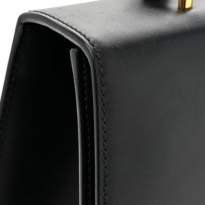 Gucci Calfskin Medium Sylvie Top Handle Bag Black 20 of 21