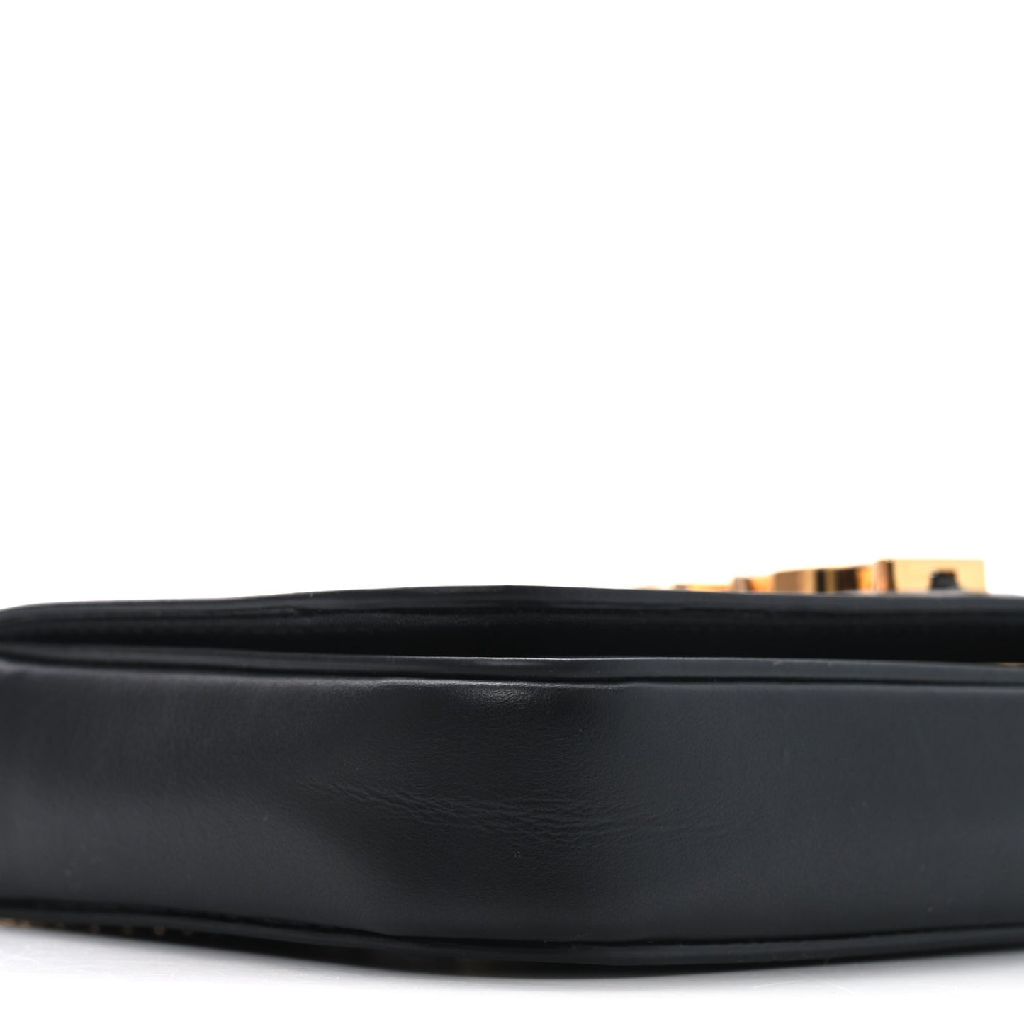 Vitello Grace Matte Fendigraphy Wallet On Chain Black