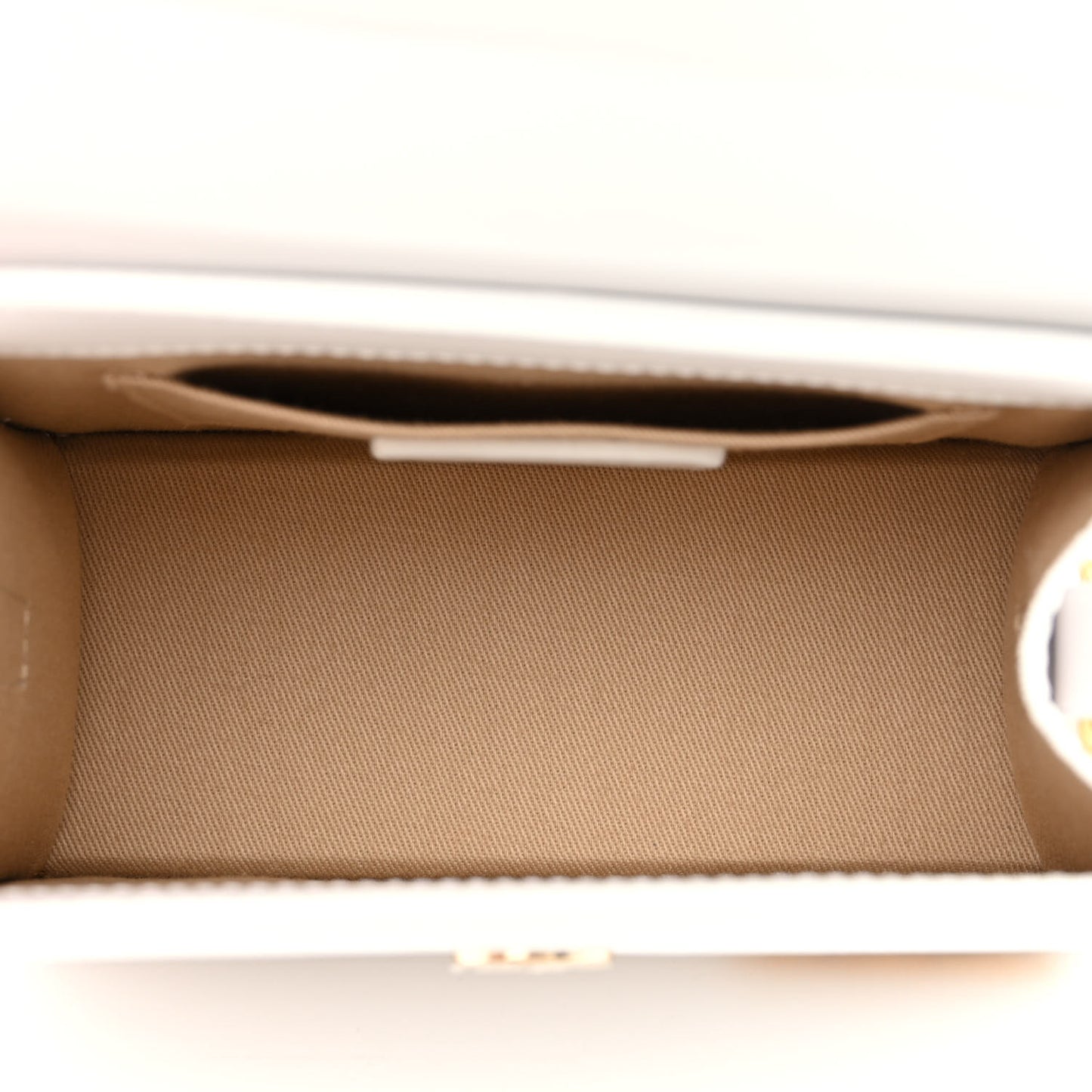 Smooth Calfskin Le Chiquito Noeud White