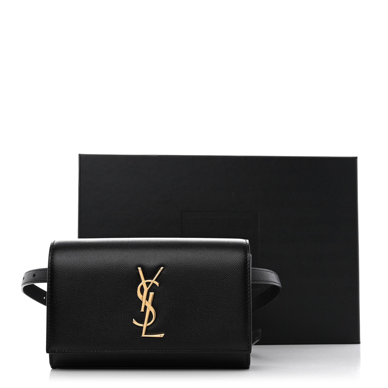 Saint Laurent Grain De Poudre Monogram Kate Belt Bag Black 11 of 11