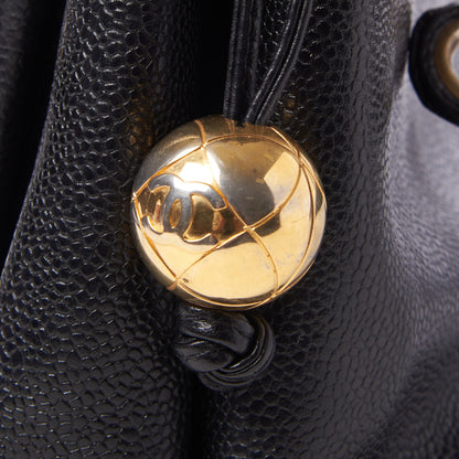 Chanel Caviar CC Shoulder Bag Black 8 of 9