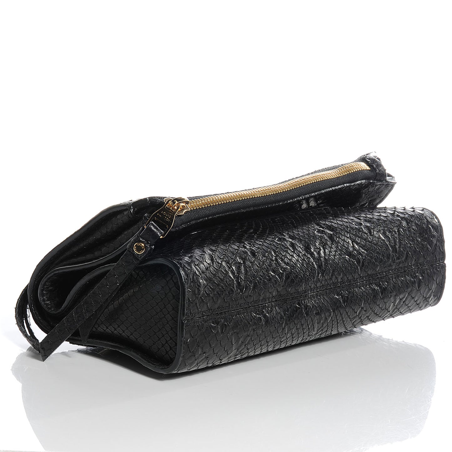 Python Petillante Clutch Black