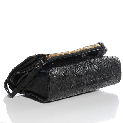 Louis Vuitton Python Petillante Clutch Black 4 of 8
