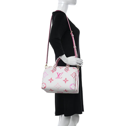 Louis Vuitton Monogram Giant By The Pool 2.0 Speedy Bandouliere 25 Rose 2 of 10