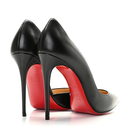 Christian Louboutin Shiny Nappa Iriza 100 Pumps 38.5 Black 4 of 11