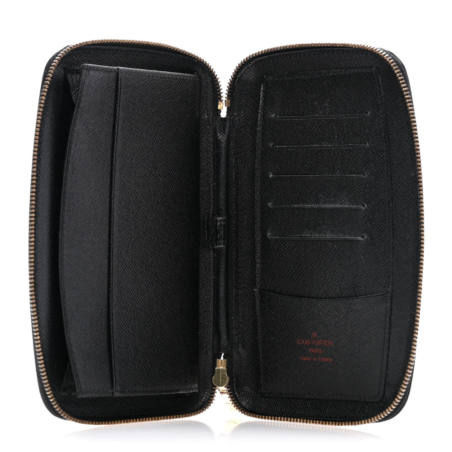 Louis Vuitton Epi Geode Organizer Zippy Wallet Black 5 of 10